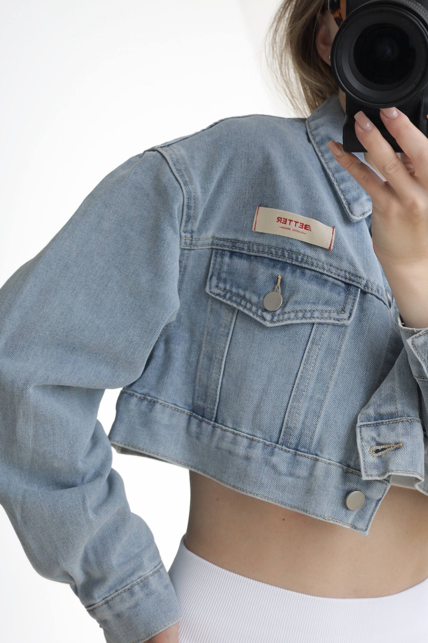 Джинсовка вкорочена