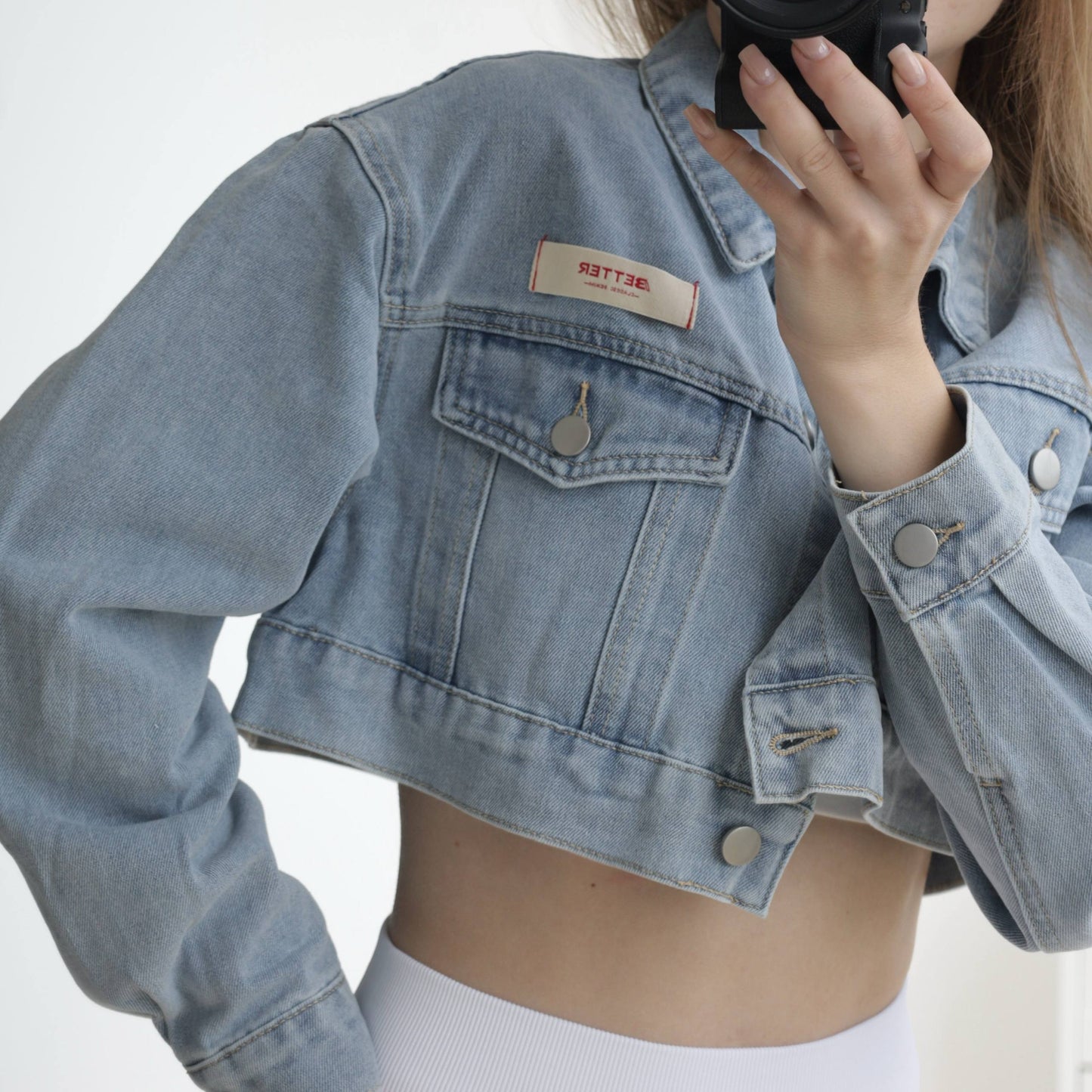 Джинсовка вкорочена