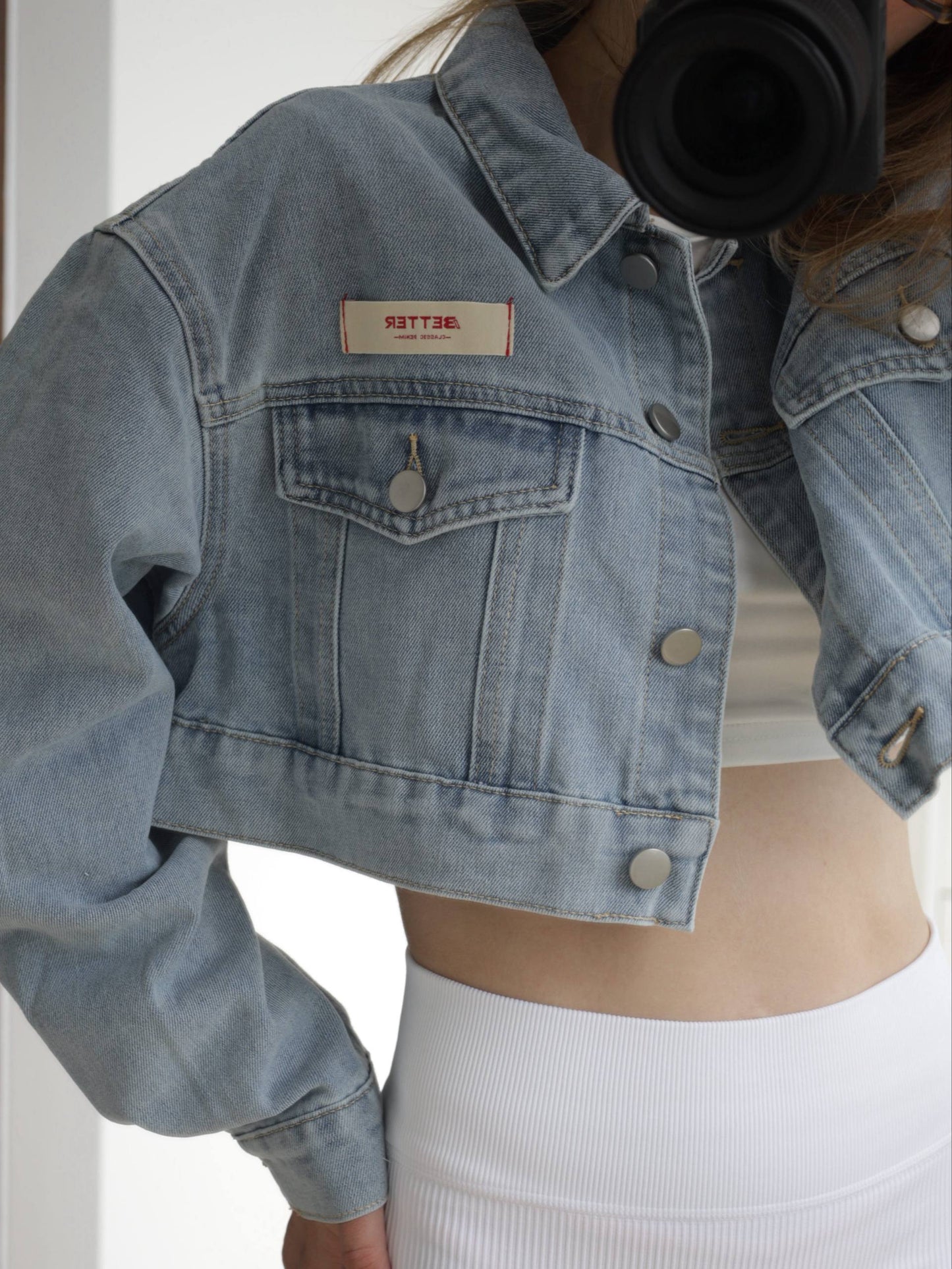 Джинсовка вкорочена