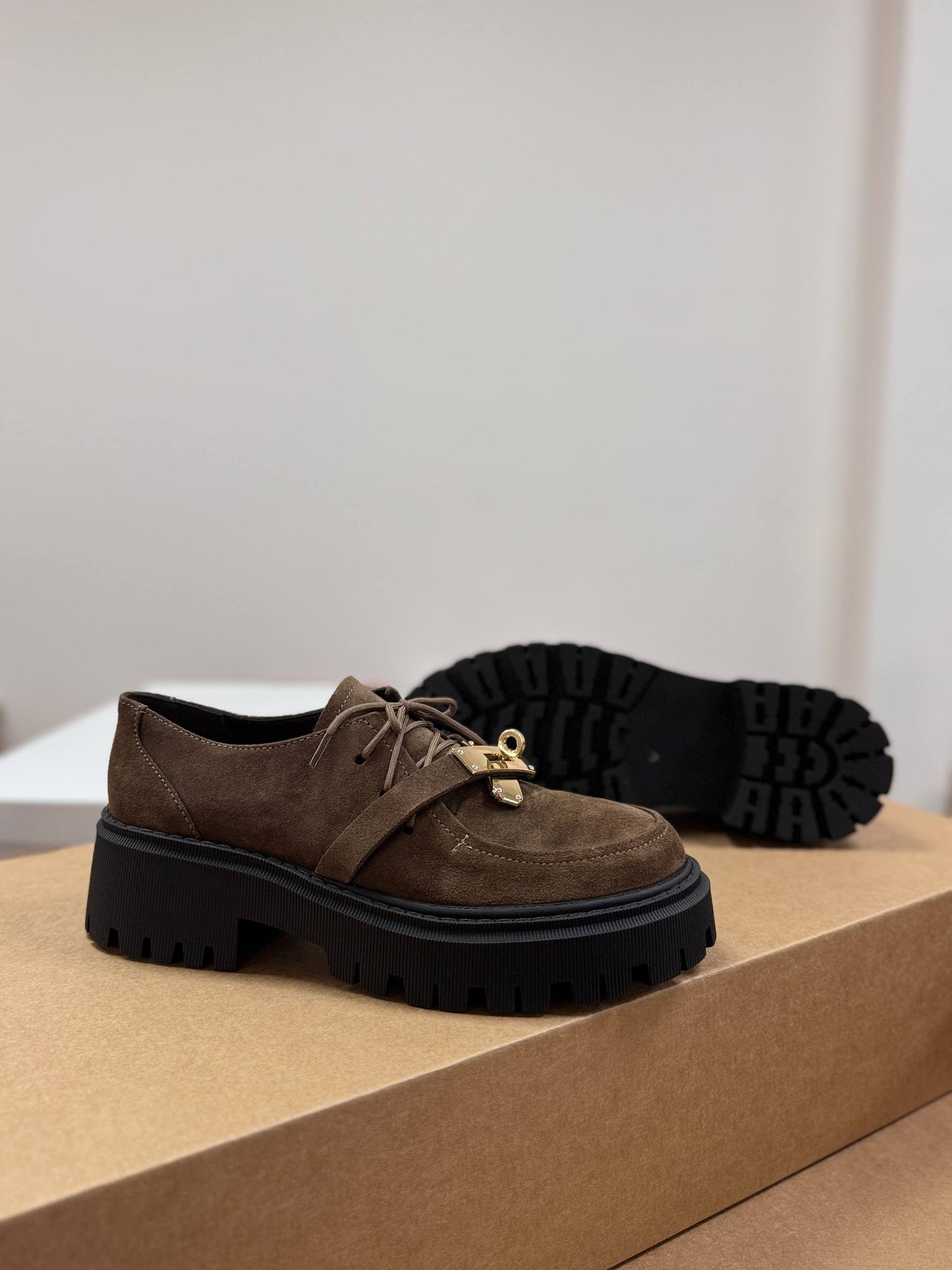 Трендові дербі ™️NikArt, коричневий