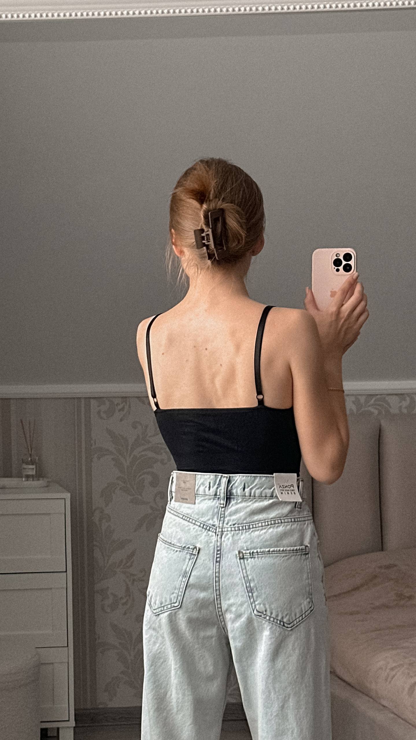 Боді з утягуючим ефектом, чорний