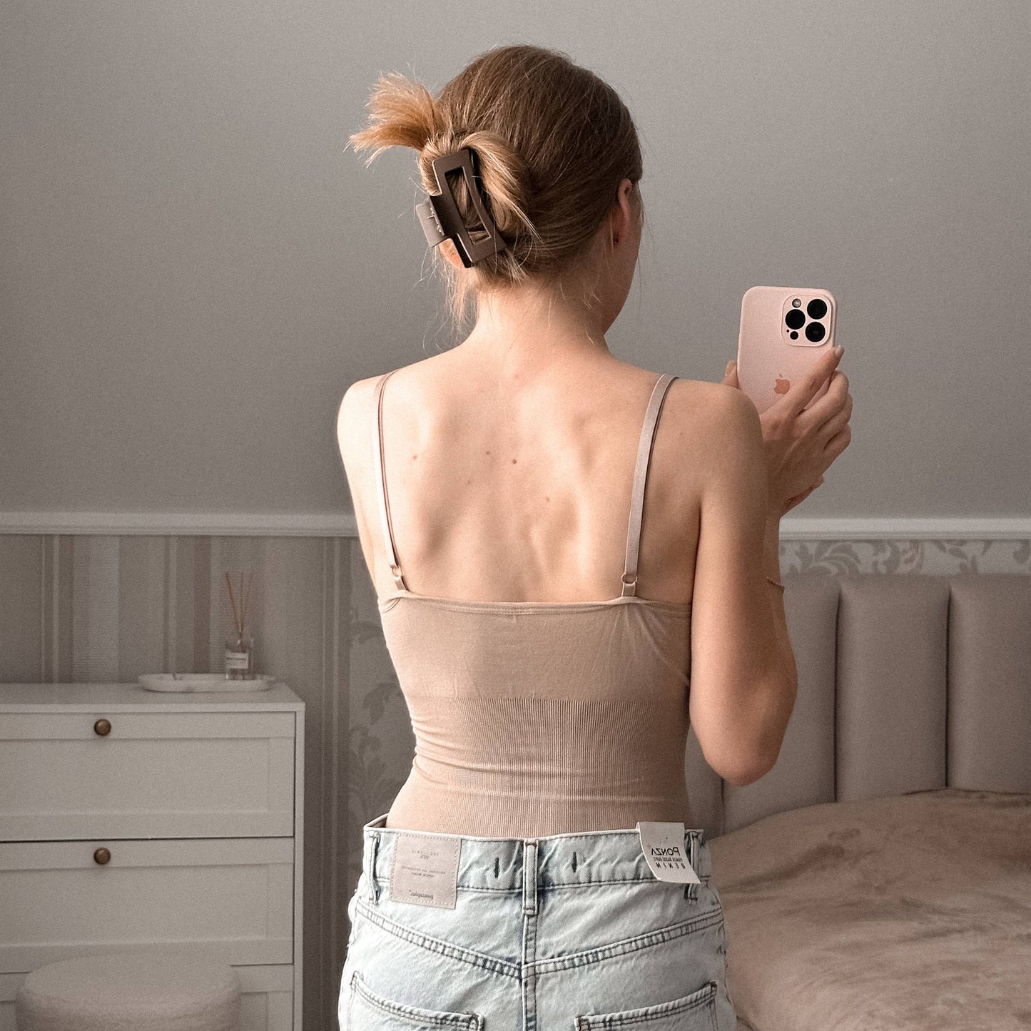 Боді з утягуючим ефектом, беж