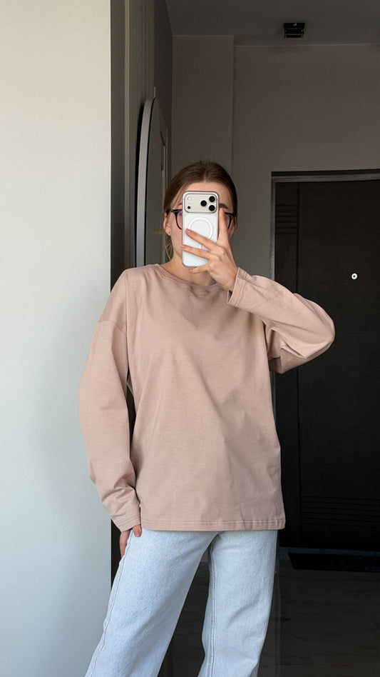 Лонг вільний, беж