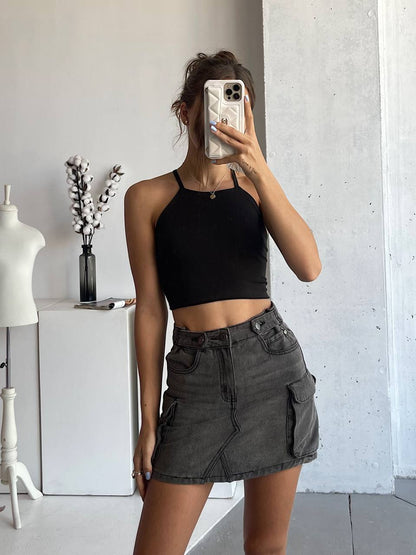 Майка-топ на шнурівках