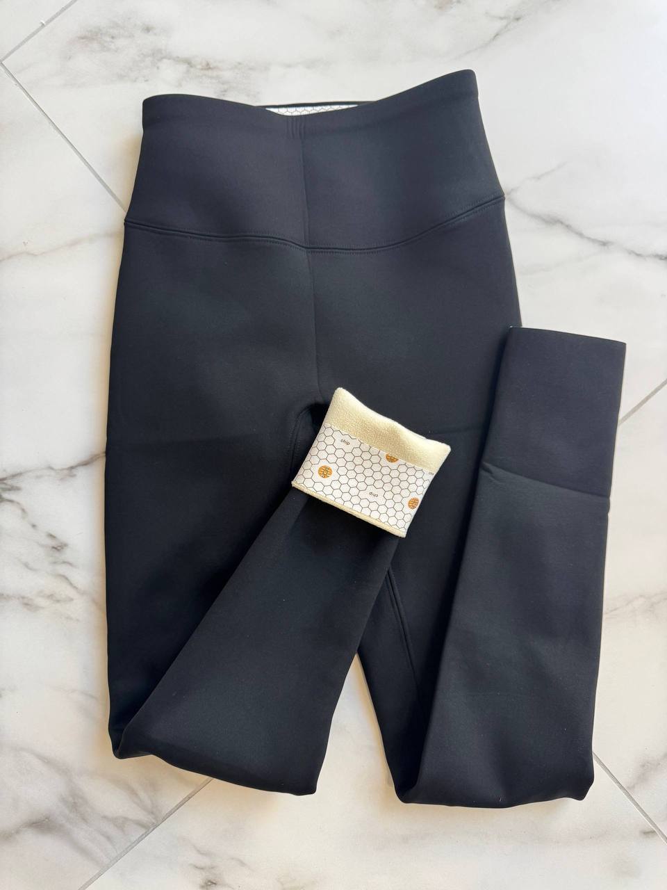 Гладкі утеплені лосини з начісом