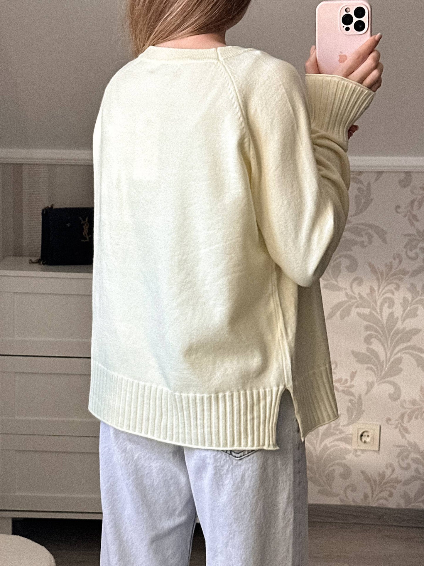 Джемпер One Size з прорізом знизу