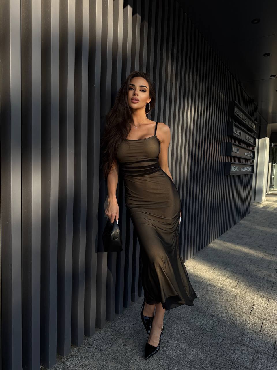 Сукня подвійна з сіткою