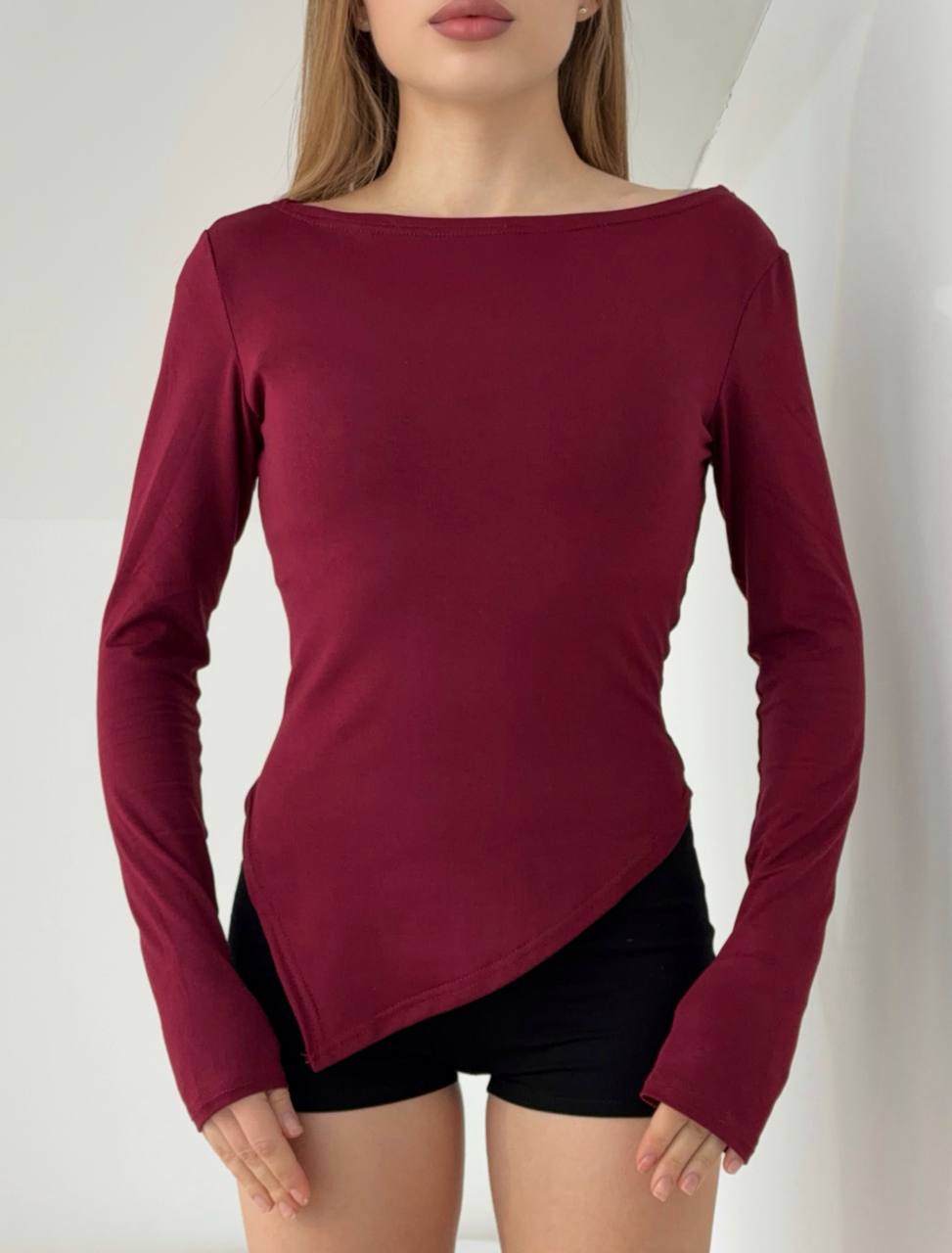 Лонг з асиметричним низом