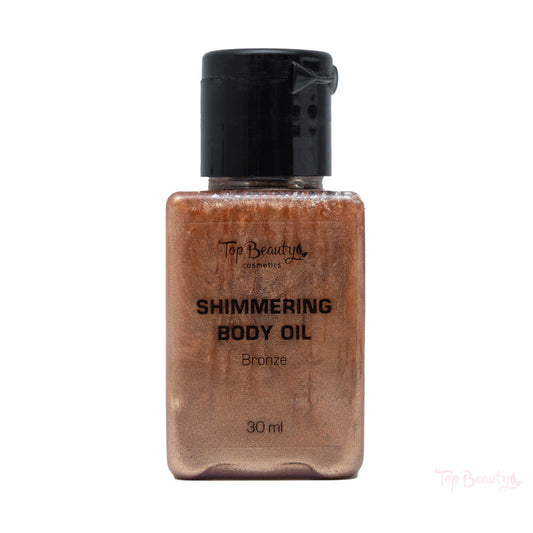 Олія для тіла мерехтлива з ковпачком Top Beauty - Bronze 30 мл