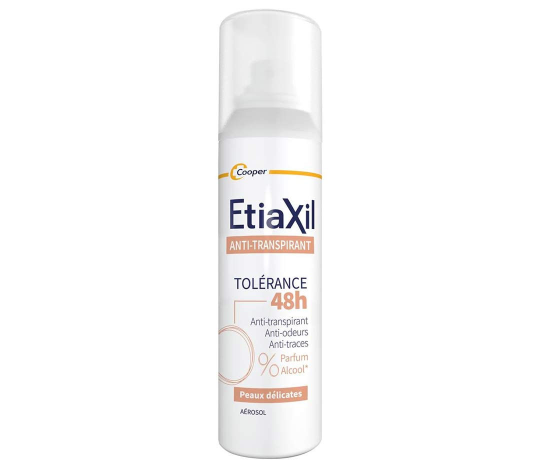 Антиперспірант без запаху, захист 48 годин, аерозоль Etiaxil Antiperspirant Tolerance 48H, 150 мл