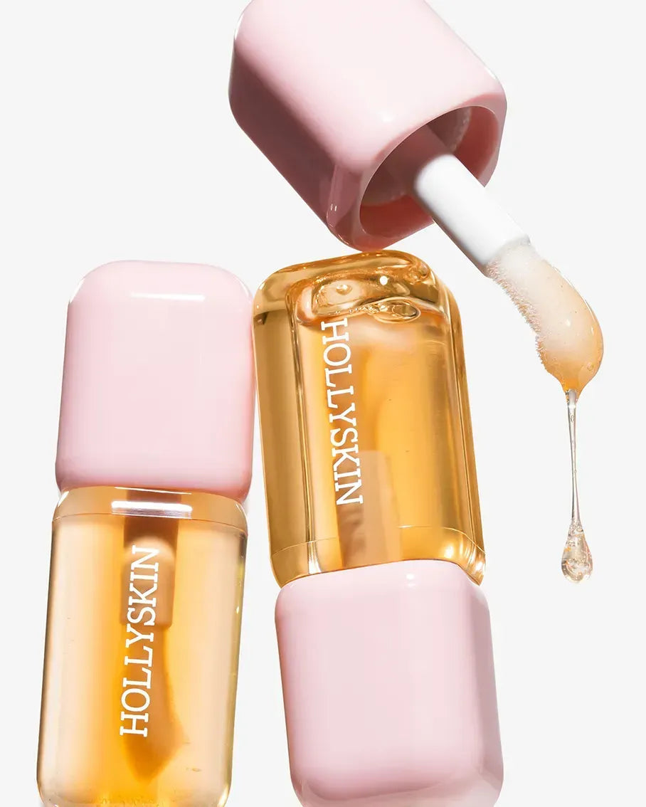 Зволожувальна олія для губ HOLLYSKIN So Lips. Peptide Lip Oil 002. Peach Bloom