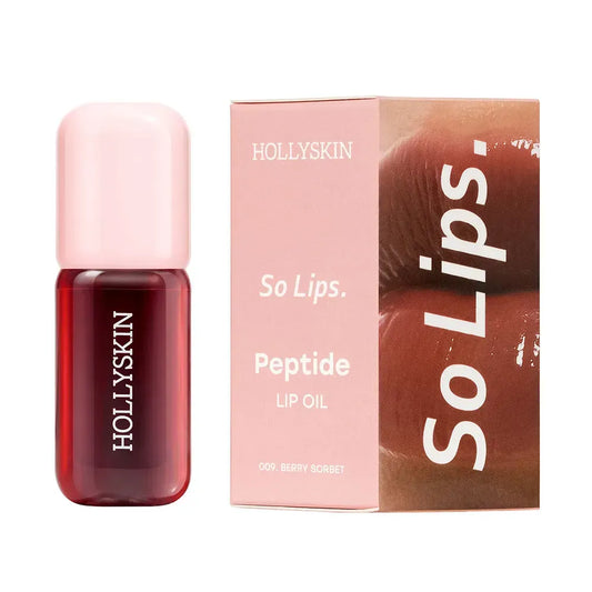 Зволожувальна олія для губ HOLLYSKIN So Lips. Peptide Lip Oil 009. Berry Sorbet